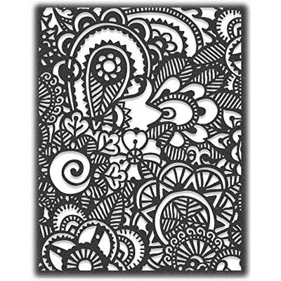 Sizzix Fustella Thinlits , Scarabocchio artistico #2 di Tim Holtz Sizzix Fustella Thinlits , Scarabocchio artistico #2 di Tim Holtz
