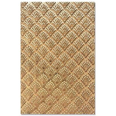 Sizzix 3-D Textured Impressions Embossing Folder-Shells by Jessica Scott, -Cartella per goffratura 3D, Motivo: impressioni, Conchiglie, plastica PP, Multicolor, Taglia unica Sizzix 3-D Textured Impressions Embossing Folder-Shells by Jessica Scott, -Cartella per goffratura 3D, Motivo: impressioni, Conchiglie, plastica PP, Multicolor, Taglia unica