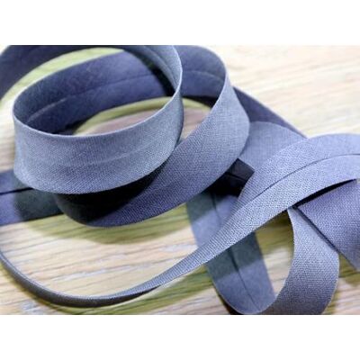 Tessuto al bias in cotone Prym 30mm Grigio - al metro Tessuto al bias in cotone Prym 30mm Grigio - al metro