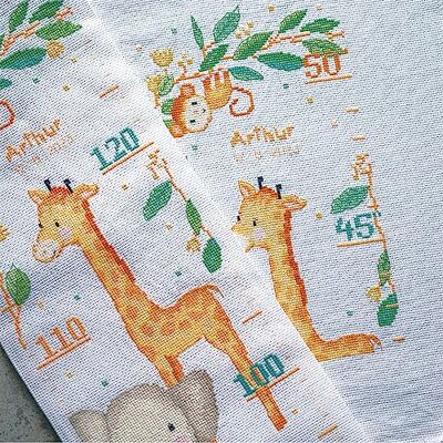 Vervaco Kit Punto Croce Contato ANIMALI DELLA GIUNGLA Annuncio Nascita Punto Croce ca. 18 x 70 cm Regalo Personalizzato Set Fai Da Te Attività Creative Adulti Benvenuto Bambino Cross Stitch Vervaco Kit Punto Croce Contato ANIMALI DELLA GIUNGLA Annuncio Nascita Punto Croce ca. 18 x 70 cm Regalo Personalizzato Set Fai Da Te Attività Creative Adulti Benvenuto Bambino Cross Stitch