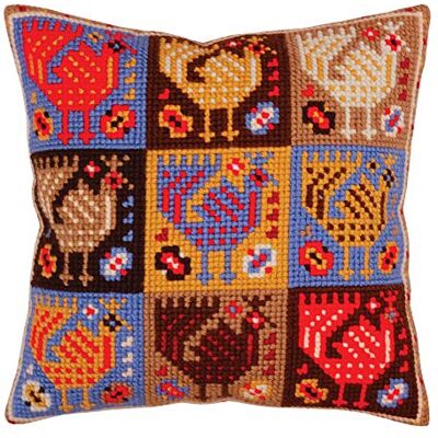 ART Kit Needlepoint ORNMNT BRD, Uccelli Ornamentali, taglia unica ART Kit Needlepoint ORNMNT BRD, Uccelli Ornamentali, taglia unica
