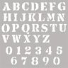 Sharon Callis Crafts Rusty Alphabet & Numbers Stencil, Opaque, medium
