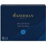 Waterman Cf. 8 Cartucce Standar Serenity Blue