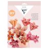 Clairefontaine Kit scoperta bouquet di 12 fiori origami 70 g/m², 60 fogli in 4 formati: 5F 15 x 15 cm, 25 F 10 x 10 cm, 20 F 8 x 8 cm, 10 F 5 x 5 cm + un passo a passo