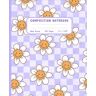 Meister, Juergen Cute Composition Notebook Wide Ruled: Smiley Face Daisy Groovy Retro Vibes & Pretty Purple Aesthetic   Preppy School Supplies For Girls & Teens