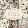 Law, Kara Shabby Chic Flowers: Scrapbook, Craft, Decoupage paper, 24 double-sided sheets, 12 designs, 6'' x 6''