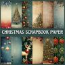 Monroe, Winslet Christmas Scrapbook Paper: Featuring 20 Unique Designs Perfect for All Crafting Projects with Vintage Flair