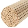 MUKLEI Confezione da 600 bastoncini di bambù naturale da 40 cm, piatti in legno da 0,9 cm, strisce di legno extra lunghe per artigianato, modellismo, arti, progetti fai da te