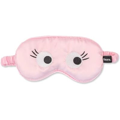 Fisura – Mascherina da notte rosa con design “occhi”. Accessorio morbido e confortevole, con fascia elastica. Idea regalo originale per viaggiatori e amanti del relax. 20 x 10 cm. Fisura – Mascherina da notte rosa con design “occhi”. Accessorio morbido e confortevole, con fascia elastica. Idea regalo originale per viaggiatori e amanti del relax. 20 x 10 cm.