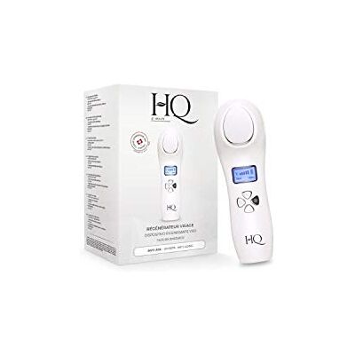 HQ Rigeneratore viso anti-età per pelli più giovani e più luminose. Doppia azione, termica e vibrante, per una pelle più solida e per una migliore idratazione HQ Rigeneratore viso anti-età per pelli più giovani e più luminose. Doppia azione, termica e vibrante, per una pelle più solida e per una migliore idratazione