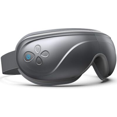 RENPHO Eyeris 2 Massaggiatore per occhi con calore, Vibrazione, 5 Modalità, Massaggiatore oculare con musica Bluetooth per Alleviare occhi secchi, affaticamento degli occhi, Regali di compleanno RENPHO Eyeris 2 Massaggiatore per occhi con calore, Vibrazione, 5 Modalità, Massaggiatore oculare con musica Bluetooth per Alleviare occhi secchi, affaticamento degli occhi, Regali di compleanno