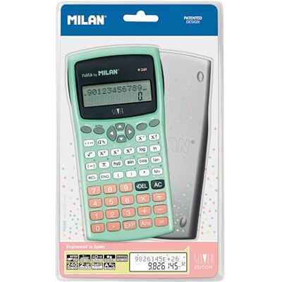 MILAN Blister calculadora científica 240 funciones Silver MILAN Blister calculadora científica 240 funciones Silver