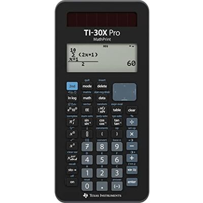 Texas Instruments Calcolatrice scolastica (display ad alta risoluzione a 4 righe, funzionamento solare e a batteria) nero Texas Instruments Calcolatrice scolastica (display ad alta risoluzione a 4 righe, funzionamento solare e a batteria) nero