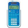 Texas Instruments TI-34 MV Calcolatrice scolastica (MMulti View, display a 4 righe, funzionamento solare e a batteria) blu/bianco