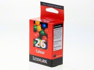 Lexmark Z 503 (26 / 10N0026E) original Printhead cyan, magenta, yellow 275 Pages 13,8ml