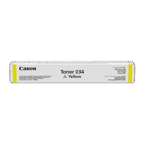 Canon 034 Cartouche de toner 1 pièce(s) Original Jaune