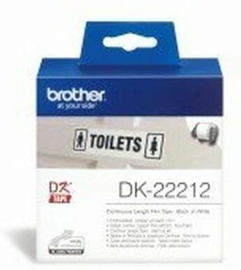 Brother DK-22212 Nastro per Etichette, Bianco