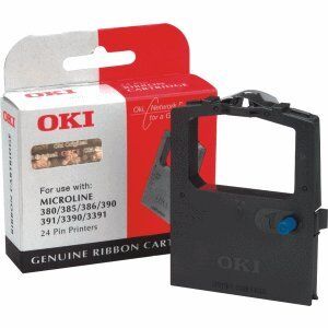 Oki 9002309 nastro per stampante – Nastro per stampanti inchiostro (Nero, Matrice di Punto, 24-Pin, Nero, ML380/385/3901/391/3390/3391, Scatola)