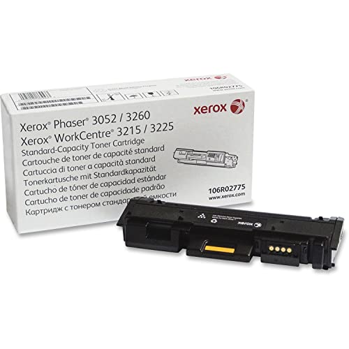 Xerox Phaser 3260 WorkCentre 3225 Standard Capacity BLACK Toner Cartridge (1500 Pages) Laser Toner & Cartridges (1500 pages, Black, 1 pc(s)), nero