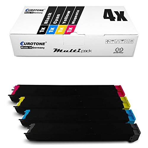 4x Eurotone Toner per Sharp MX 2010 2310 2614 3111 3114 U F N sostituisce MX-23 GT MX23GT Set