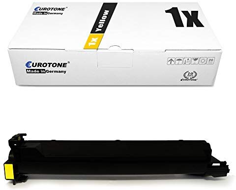 1x Eurotone Toner per Konica Minolta Bizhub C 203 253 sostituisce A0D7252 TN213Y