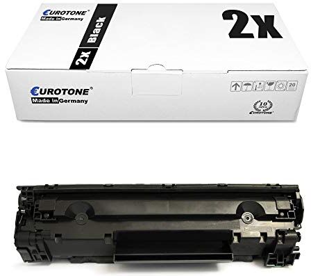 2x Eurotone Toner per Canon MF229dw MF226dn MF236n MF216n LBP151dw MF244dw MF217w MF249dw MF231 MF211 MF237w MF212w MF227dw sostituisce 737 9435B002 Nero