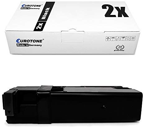 2x Eurotone Toner per Epson Aculaser C 2900 wie C13S050630 S050630 Nero