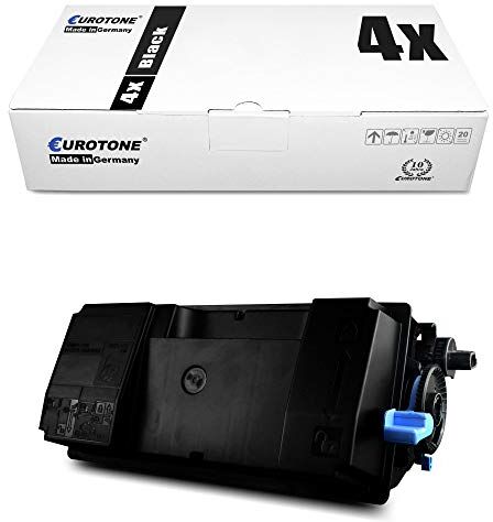 4x Eurotone Toner per Kyocera Ecosys M 3550 3560 idn sostituisce 1T02LV0NL0 TK3130