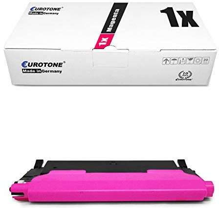 1x Eurotone Toner per Samsung CLP 360 365 ND W N sostituisce CLT-M406S Rosso Magenta