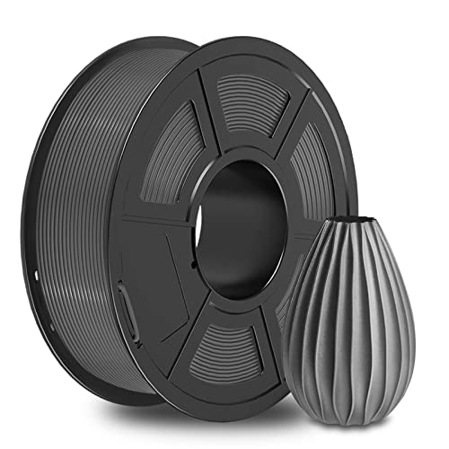 SUNLU PETG 3D Printer Filament, 3D Printing PETG Filament 1.75 mm, Strong 3D Filament, 1KG Spool (2.2lbs), Grey
