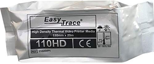 EasyTrace ® 10 ROTOLI CARTA PER ECOGRAFO TIPO SONY UPP-110HD Formato: 110mm X 20m