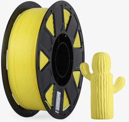 Creality Filamento PLA 1.75mm per Stampante 3D e Penne 3D Precisione Dimensionale +/- 0.02mm Neatly Wound Stampanti 3D FDM Bobina da 1kg (2.2 Libbre) (Giallo)