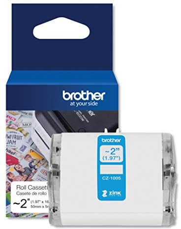 Brother Nastro a Lunghezza Continua Originale, Larghezza 50 mm, per Stampante di Etichette a Colori VC-500W