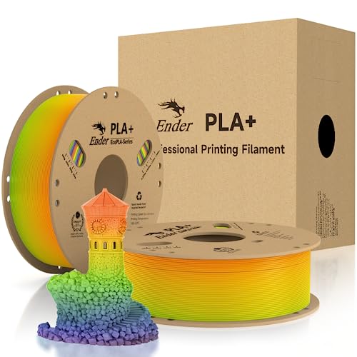 Creality Filamento ufficiale  PLA+, 1,75 mm PLA Plus PLA Pro 3D stampante filamento più forte resistenza stampa liscia precisione dimensionale +/- 0,02 mm 1 kg (2 kg colorato + colorato)