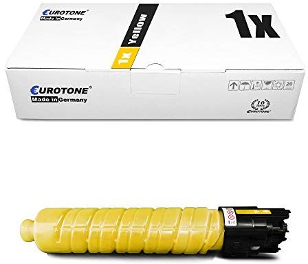 1x Eurotone Toner per Ricoh SP C 440 441 DN sostituisce 821075 821205 TYPESPC430E Giallo