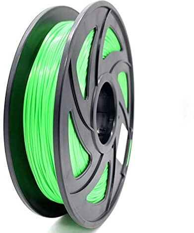 Neigei Parti della stampante 3D 1pc Ender 1.75mm stampante 3d filamento PLA 6 colori filamento PLA per stampante 3D CREALITY stampante 3D 0,5 kg (colore: PLA bianco) (Color : Pla Green)