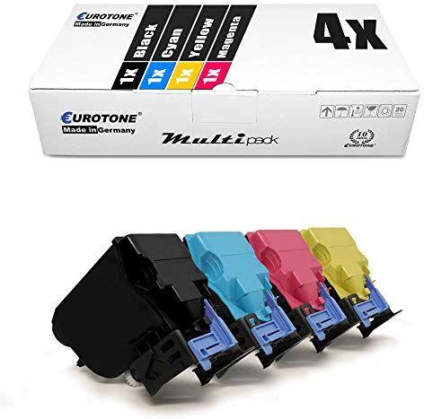 Eurotone 4x  Toner per Konica Minolta Bizhub C 35 P sostituisce TNP22 tutti i colori