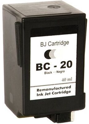 BELLIVESTORE Cartuccia Rigenerate comaptibile per CANON BC-20 Canon BJC 2000, BJC 2010, BJC 2100, BJC 2110, BJC 2115, BJC 2120, BJC 2125, 4000, 4100, 4200, 4300, 4400, 4550, 4650, 5500, Canon FAXB210C, B230C,