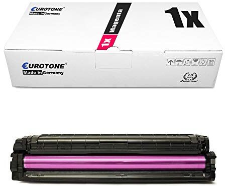 1x Eurotone Toner per Samsung CLP 415 NW N sostituisce CLT-M504S Magenta Rosso