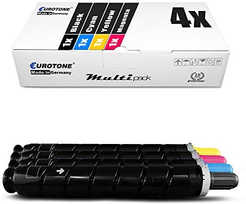 Eurotone 4x  Toner per Canon IR-C2020i C2225i IR-C2030i C2030Li C2220i IR-C2025i IR-C2220L IR-C2230 IR-C2225i IR-C2020L C2230i sostituisce C-EXV34 Set