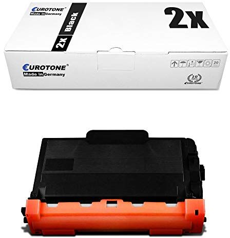 2x Eurotone Toner per Brother HL-L 5000 5100 5200 6250 6300 6400 DWT DW DWTT D DNTT DN DNT sostituisce TN3480