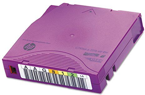 HP LTO-6 Ultrium Cartucce Dati 6.25 TB su Nastro, porpora