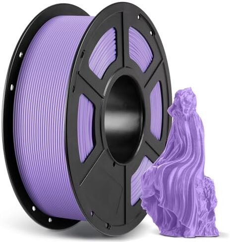 ANYCUBIC Filamento PLA+ 1,75mm per Stampante 3D, Filamento PLA Plus con Neatly Wound, Precisione Dimensionale +/- 0,02mm, Eccellente Adesione e Resistenza alla Deformazione(Porpora, 1KG)