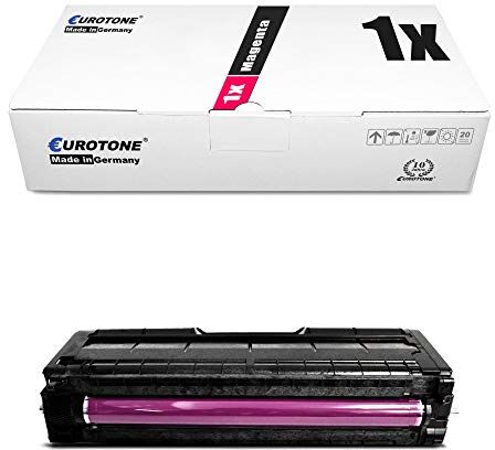 Eurotone 1x  Toner per Ricoh SP C 250 sf SFw e dn sostituisce 407545 Rosso Magenta