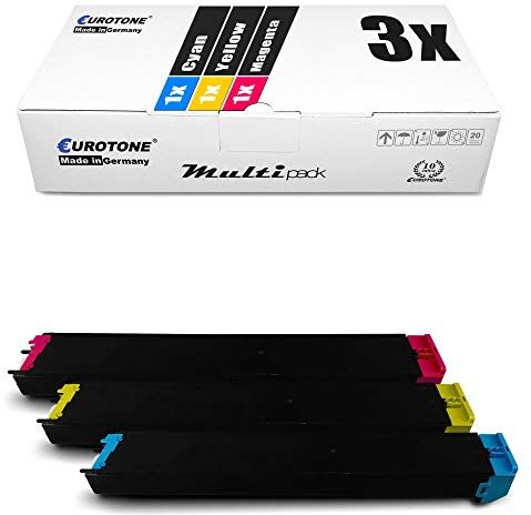 Eurotone 3x Müller Printware cartuccia del toner per Sharp MX 2010 2310 2614 3111 3114 U F N sostituisce MX-23 GT MX23GT Color