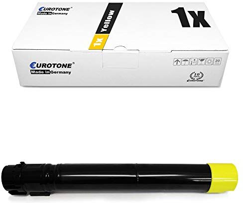 Eurotone 1x  Toner per Xerox Phaser 7800 GX DNM DX DN N sostituisce 106R01568 106R1568 Giallo