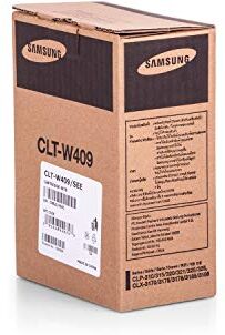 Samsung Contenitore originale per toner di scarto, adatto a  CLX-3185,  W409, CLTW409, CLT-W409, CLTW409SEE, di alta qualità, incolore