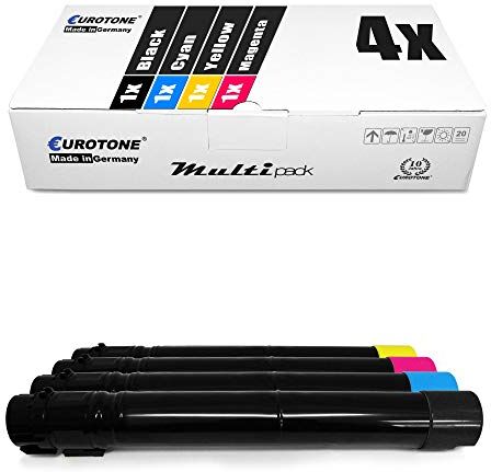 Eurotone 4x  Toner per Xerox WC7545 WC7855F 7556 7835 7530 WC7830i WC7835i 7830 WC7835T 7845 7835i 7845F 7855F 7855 sostituisce 06R01513-06R01516 Set