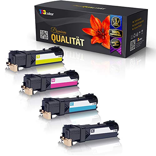 123Color 4 cartucce toner  compatibili con Xerox Workcentre 6500 Series Workcentre 6505 DN Workcentre 6505 N Nero Ciano Magenta Giallo 106R01597 106R01594 106R01595 106R01596 Eco Plus S