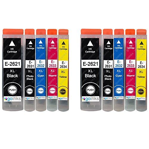 Go Inks 2 Set di 5 Cartucce d'inchiostro per sostituire Epson T2636 (26XL Series) Compatibile/non originale per Stampanti Epson Expression Premium (10 Inchiostri)